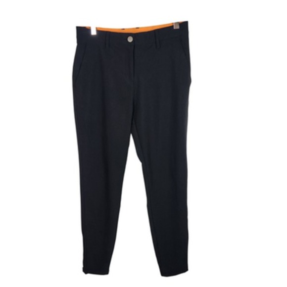 MACADE Golf Pants Mens 38 Slim Fit Black Stretch Zip Ankle Performance Trousers - Picture 1 of 10